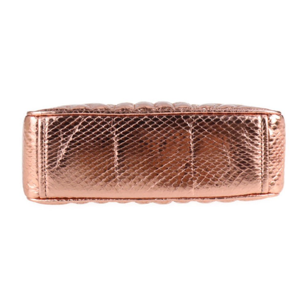 Prada Python Shoulder Bag Chain Pink Impunture - image 4